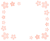 さくら枠フレーム　透過png