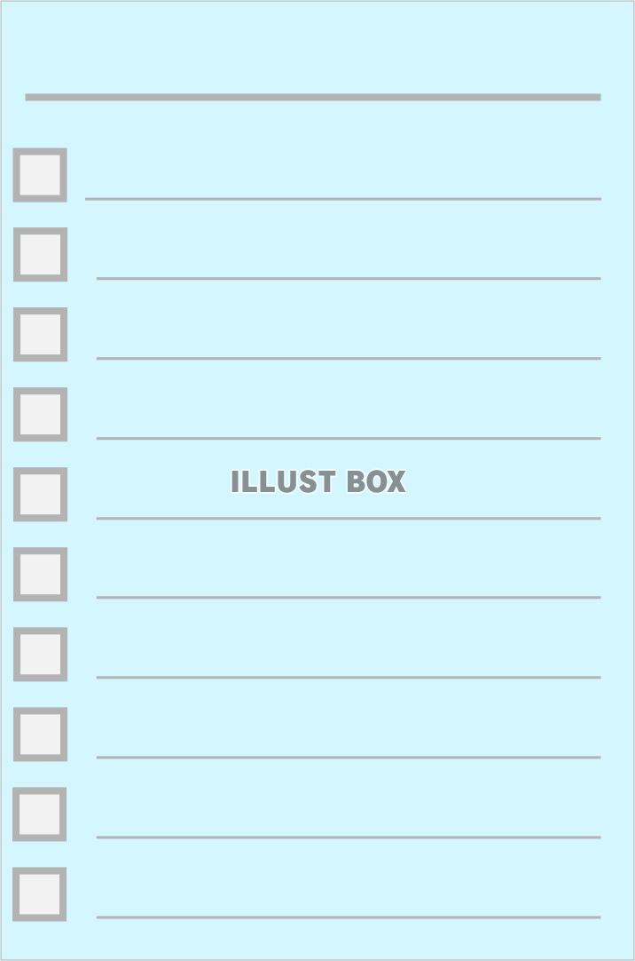 「チェックリスト」型のイラスト（大）_04