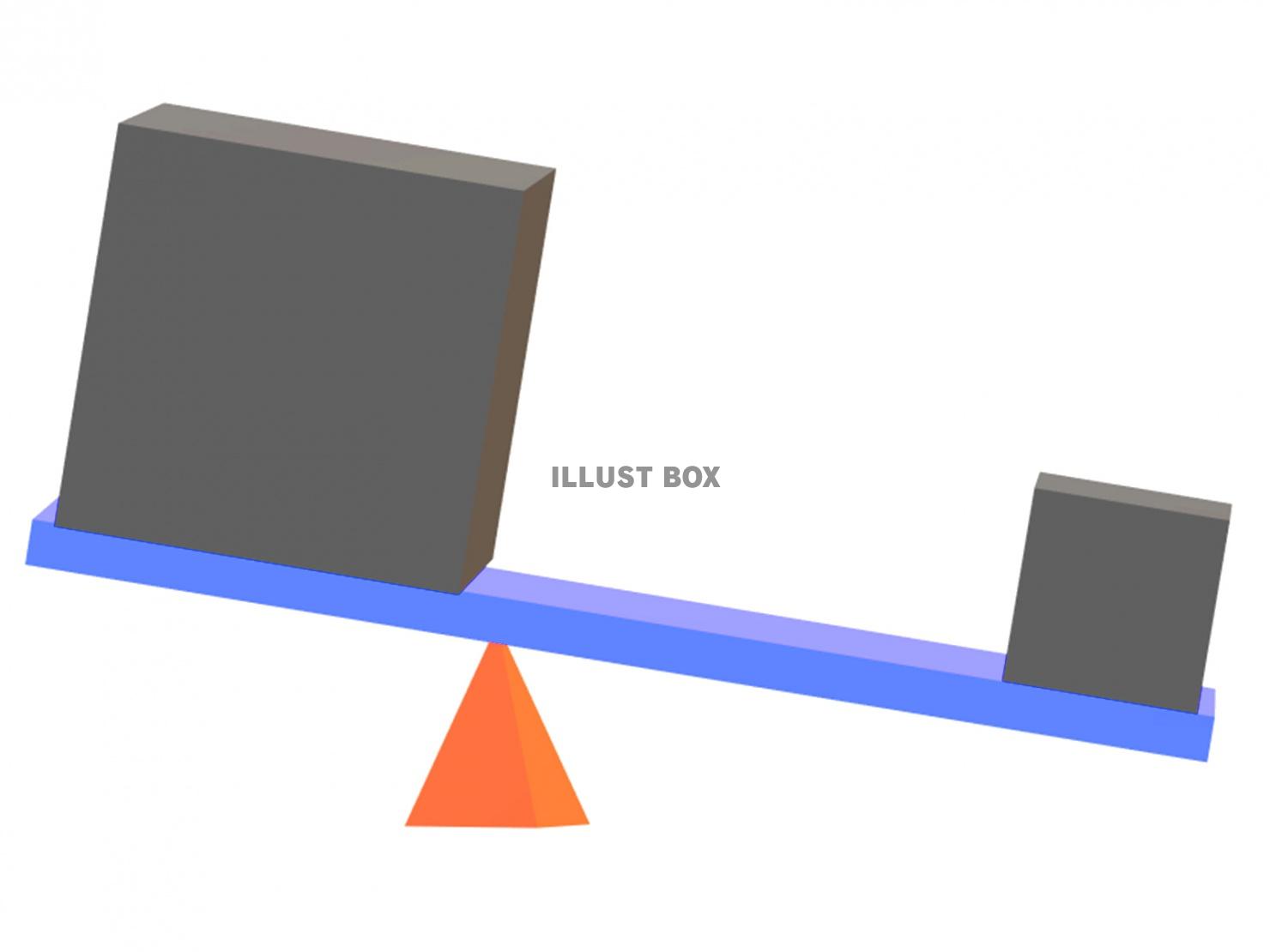 「てこの原理」イメージ用素材【JPEG】01