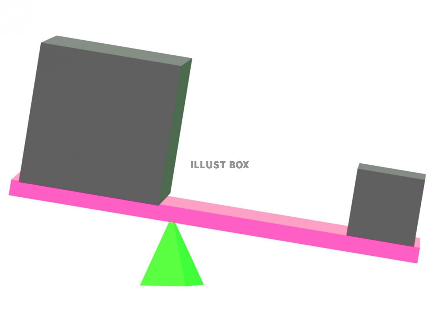 「てこの原理」イメージ用素材【JPEG】02