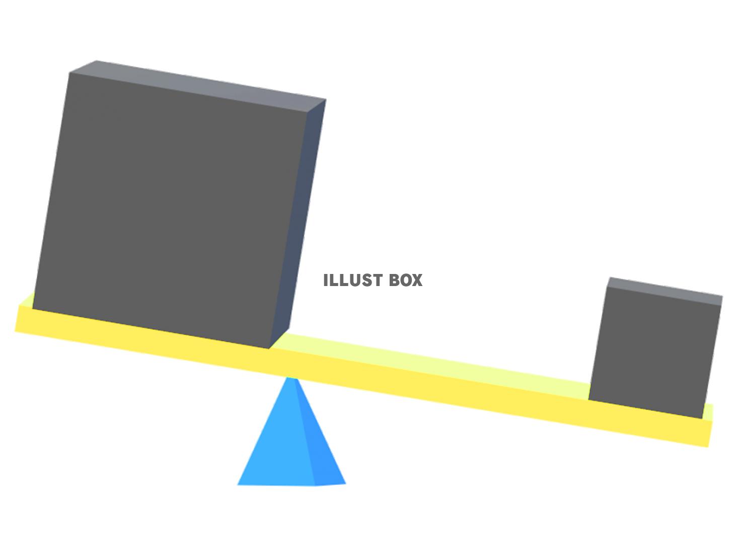 「てこの原理」イメージ用素材【PNG】03