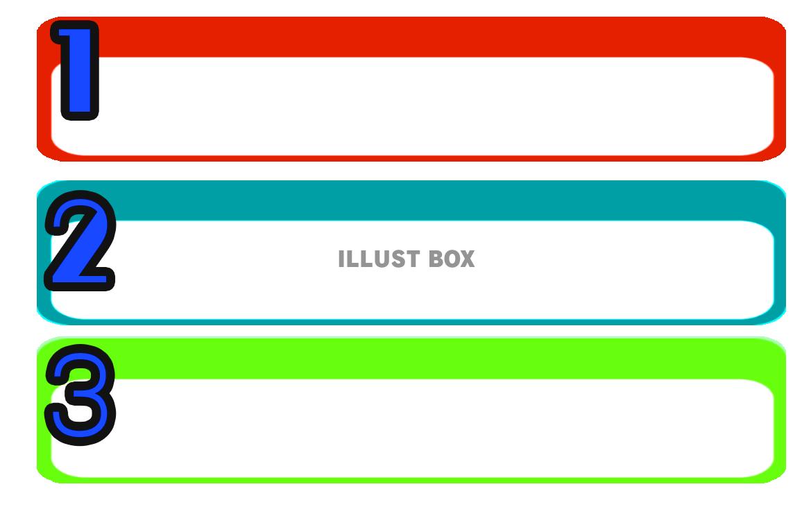 「3段3行3色」のフレーム素材_05