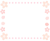 かわいい桜のフレーム枠　透過pnng