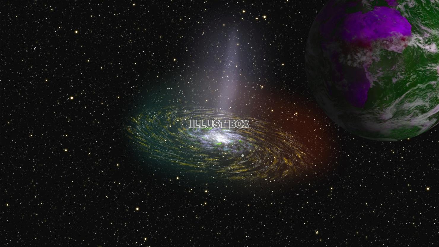 「銀河系と地球」の宇宙素材（新）_01