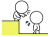 上から説教する棒人間