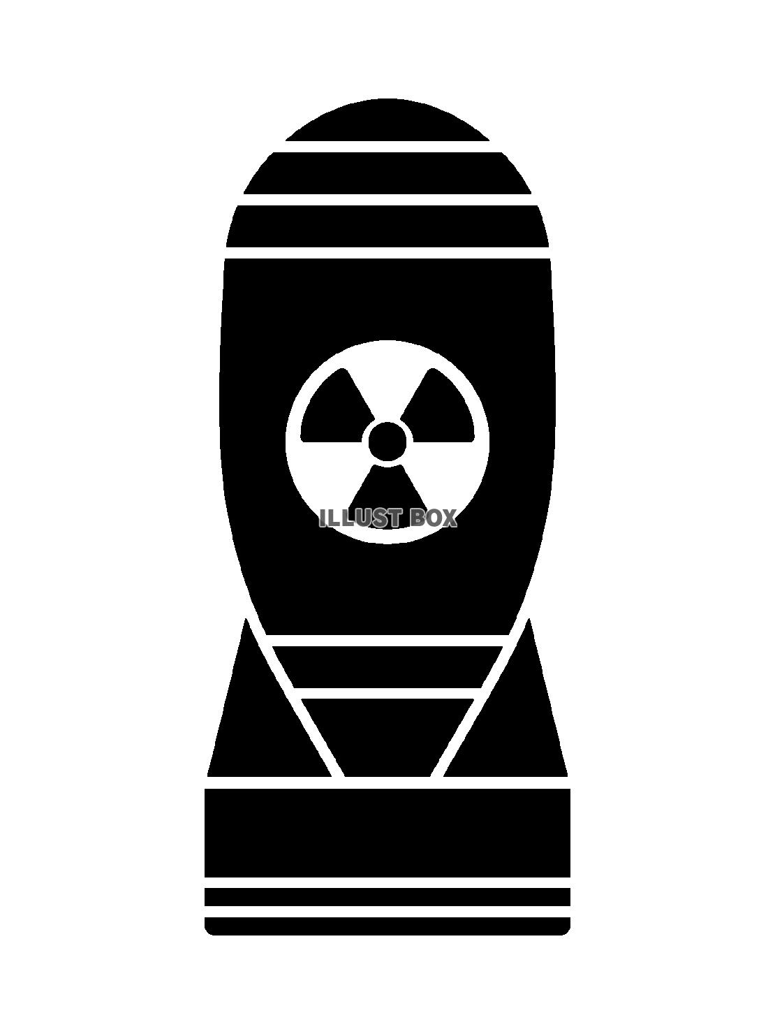 核兵器のシルエット