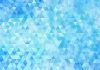 水彩テクスチャの青色ポリゴン背景