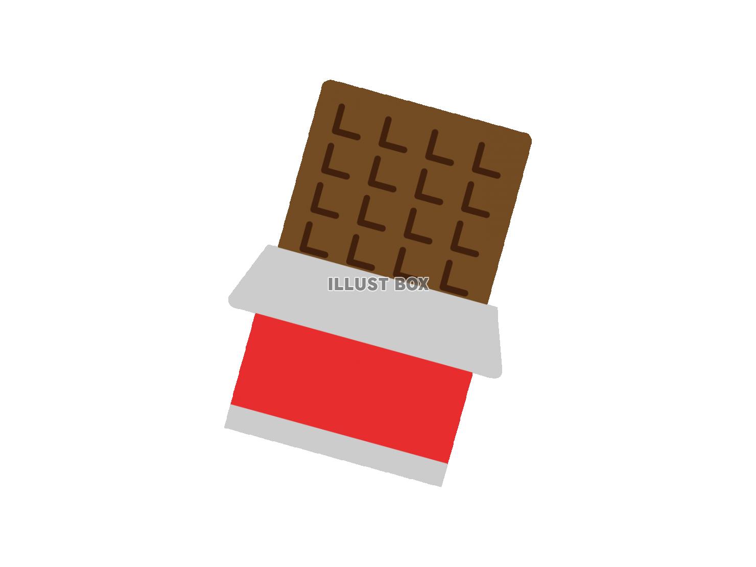 かわいいチョコレートのイラスト