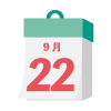 2024年　国民の祝日・休日　秋分の日　9月22日