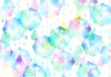 虹色の傘の花背景ヨコ