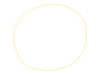 黄色の重なり合う手描きの円フレーム　250