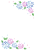 紫陽花フレーム 縦