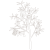 七夕笹飾りの線画