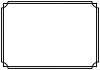 【シンプルデザインフレーム】１　黒色　透過png