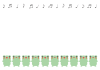 2_フレーム_夏・6月・梅雨・動物・カエル・音楽・音符・合唱