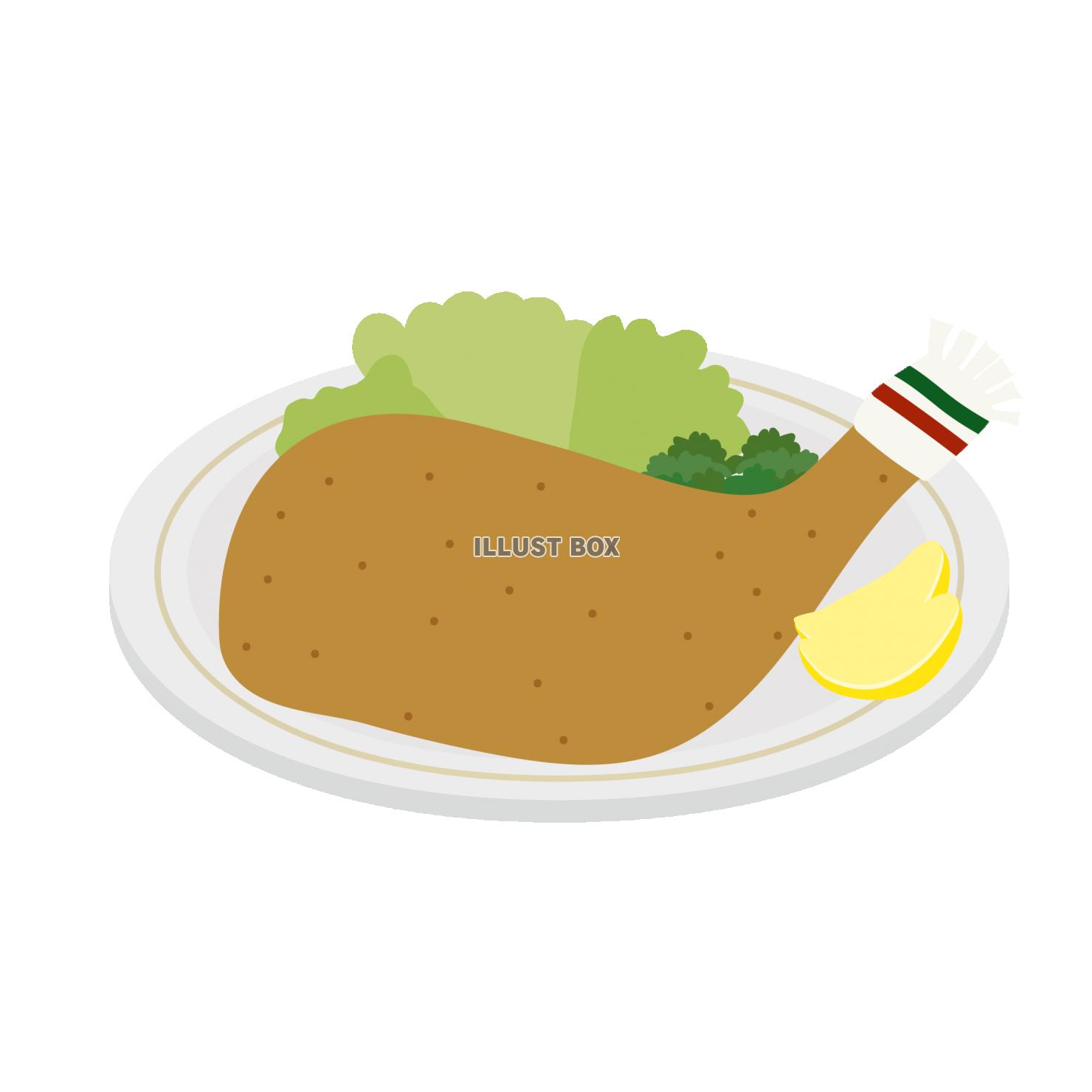 シンプルなローストチキン