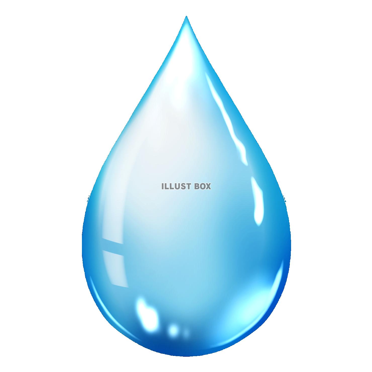 半透明のぽよよんな水滴①