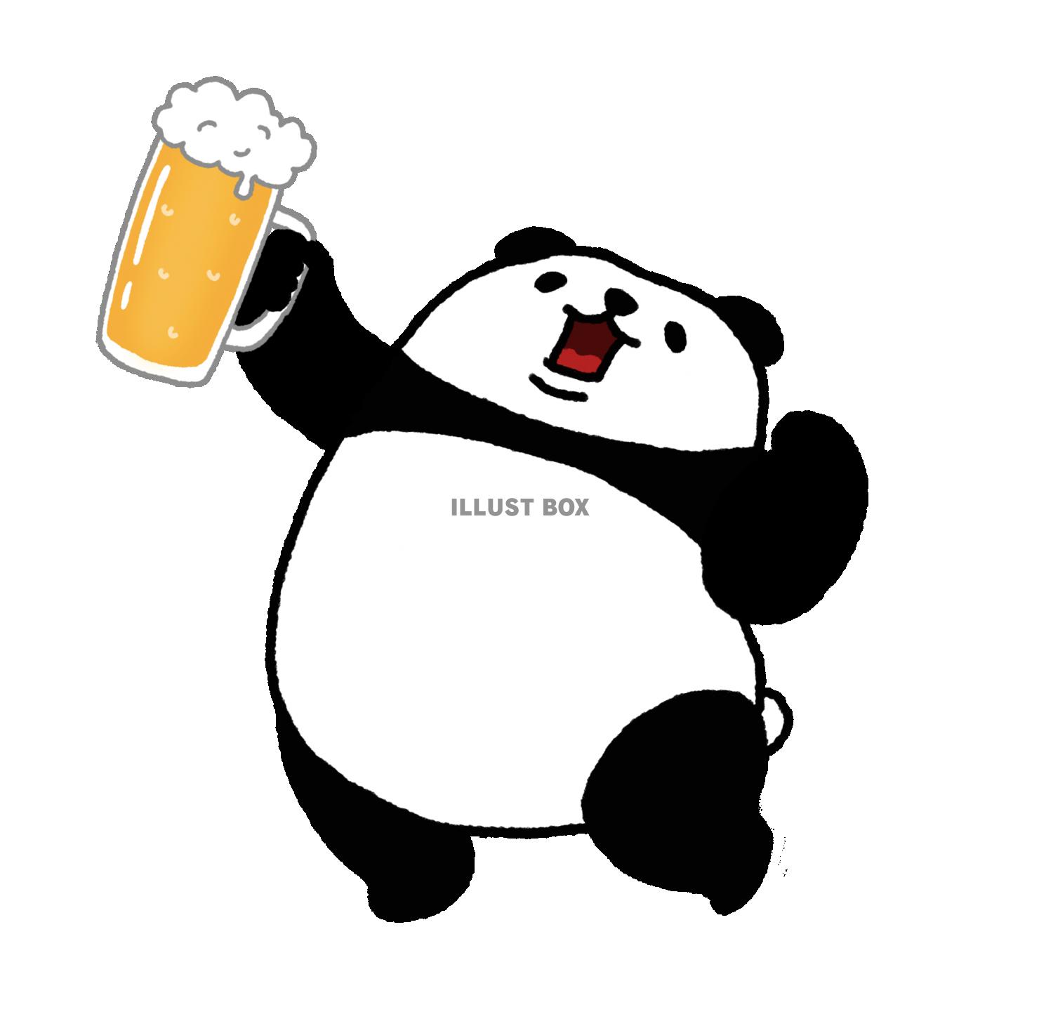パンダシリーズ　カンパーイ！