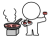 試食させる棒人間