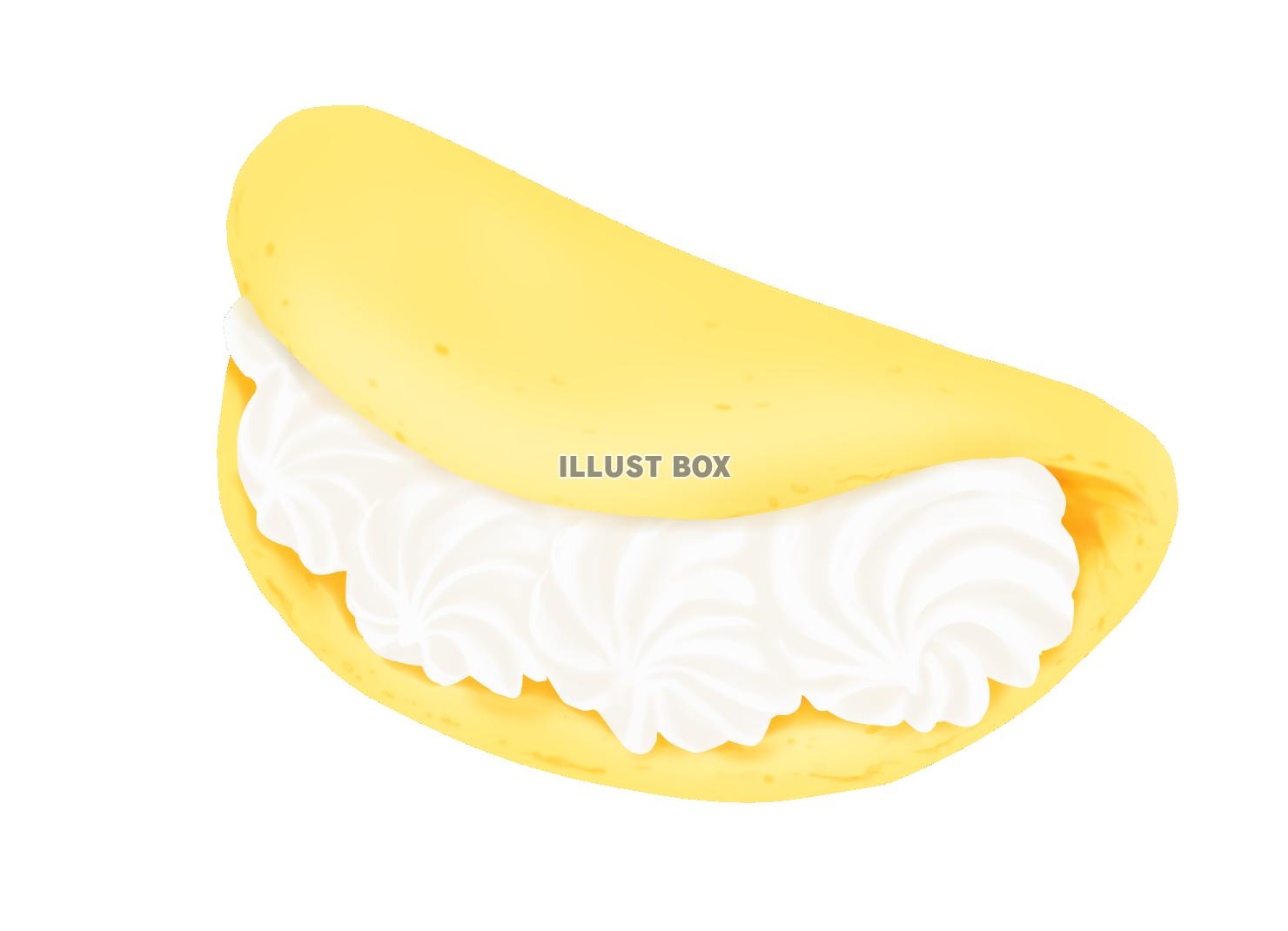 ふわふわオムレット 生クリーム