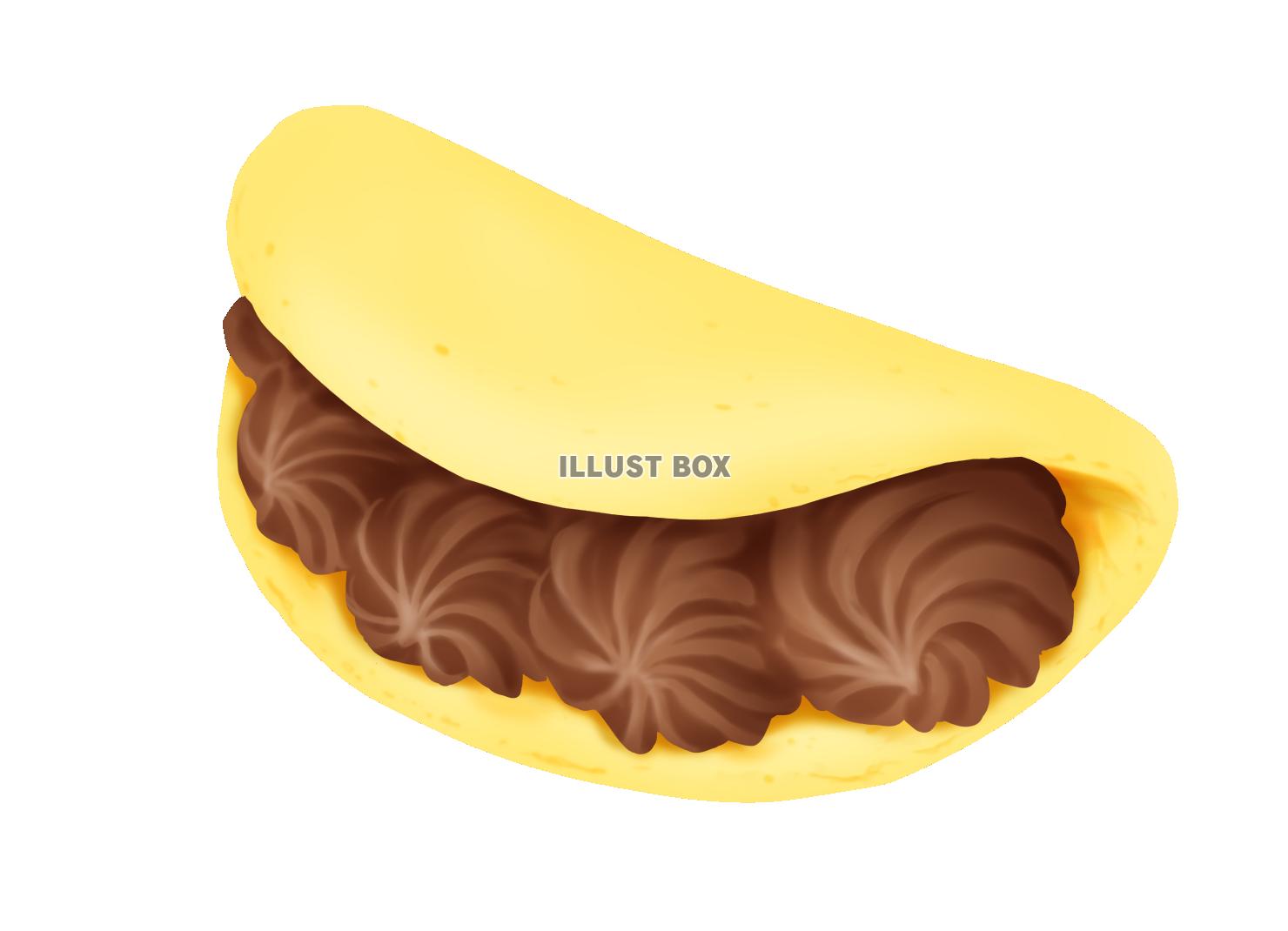 ふわふわオムレット チョコクリーム