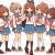 女子高生　イラスト