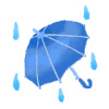 雨と青い傘