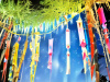 七夕祭りの壁紙素材　写真風背景イラスト