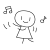 盆踊りと音符