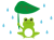 カエルのイラスト