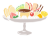 デザートプリンのシンプルアイコン4