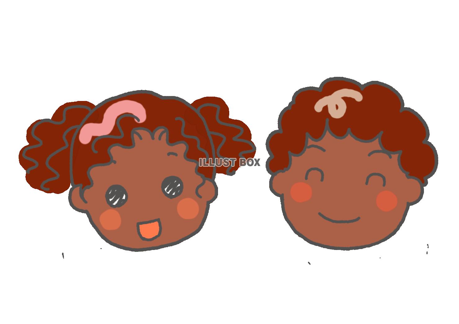 多様性の子供イラスト