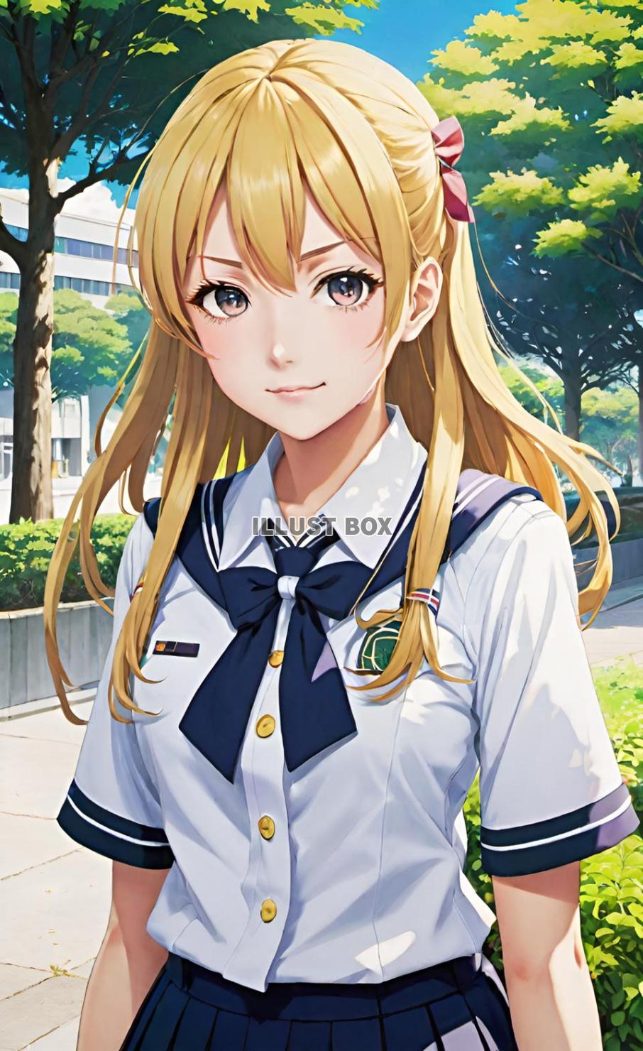 女子高生　イラスト