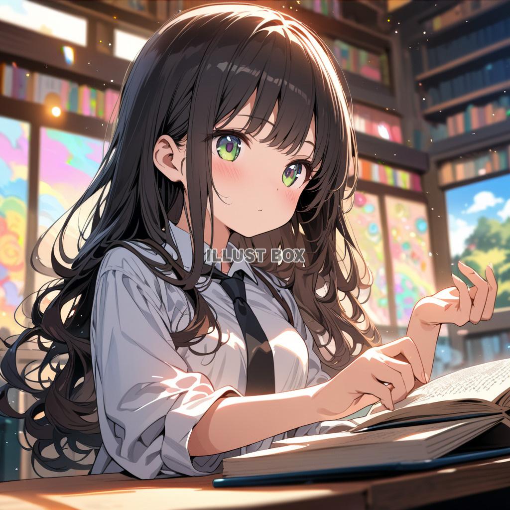 女子高生　イラスト