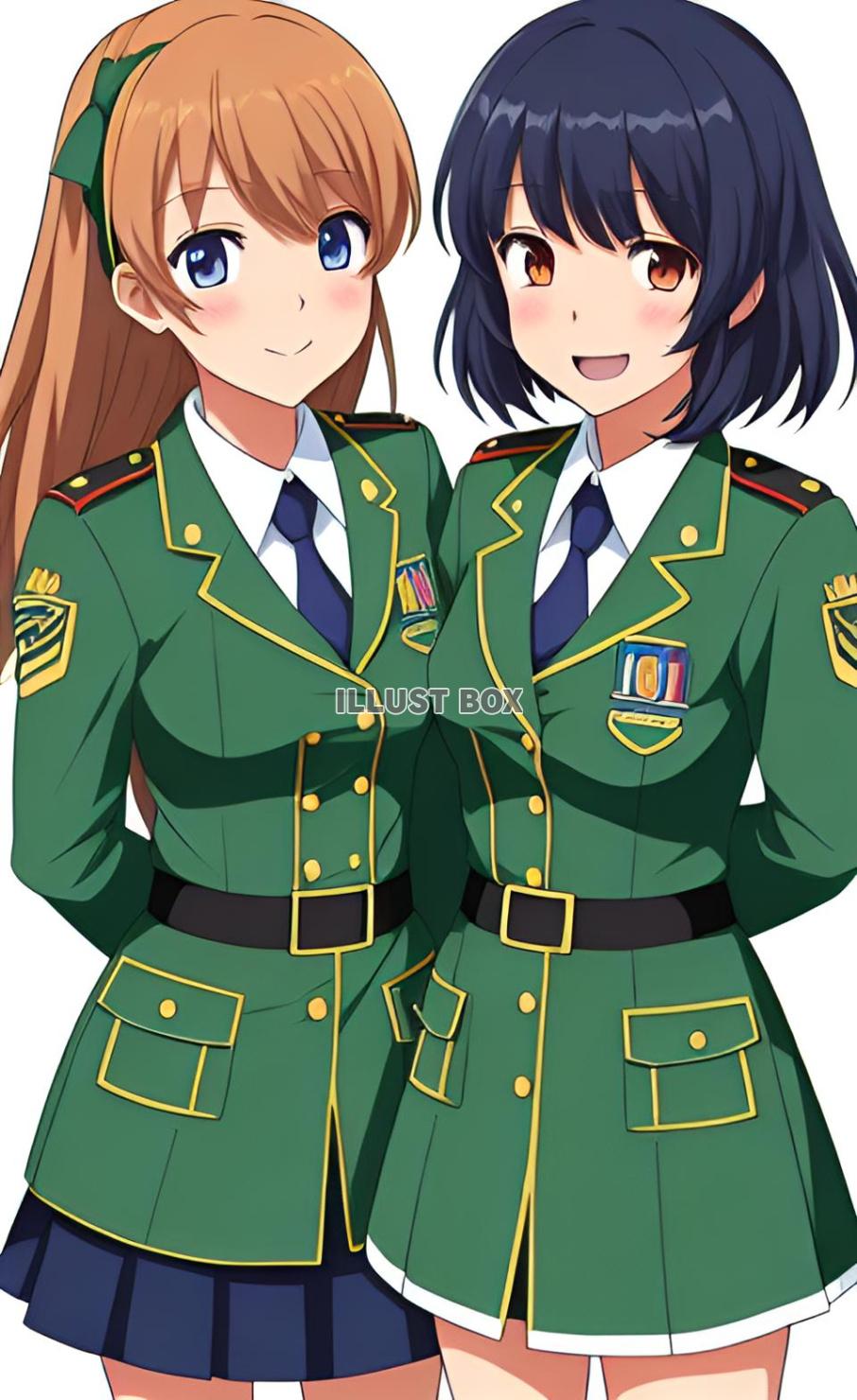 女子高生　イラスト