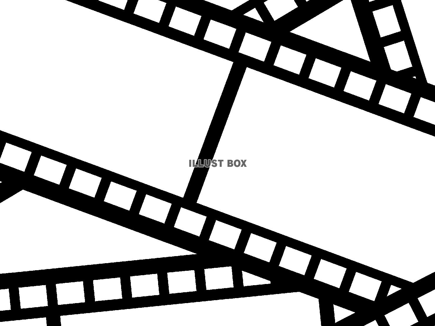 黒の重なる映画フィルム　481