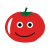 顔つきのトマト