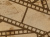 ビンテージな重なる映画フィルム背景　506