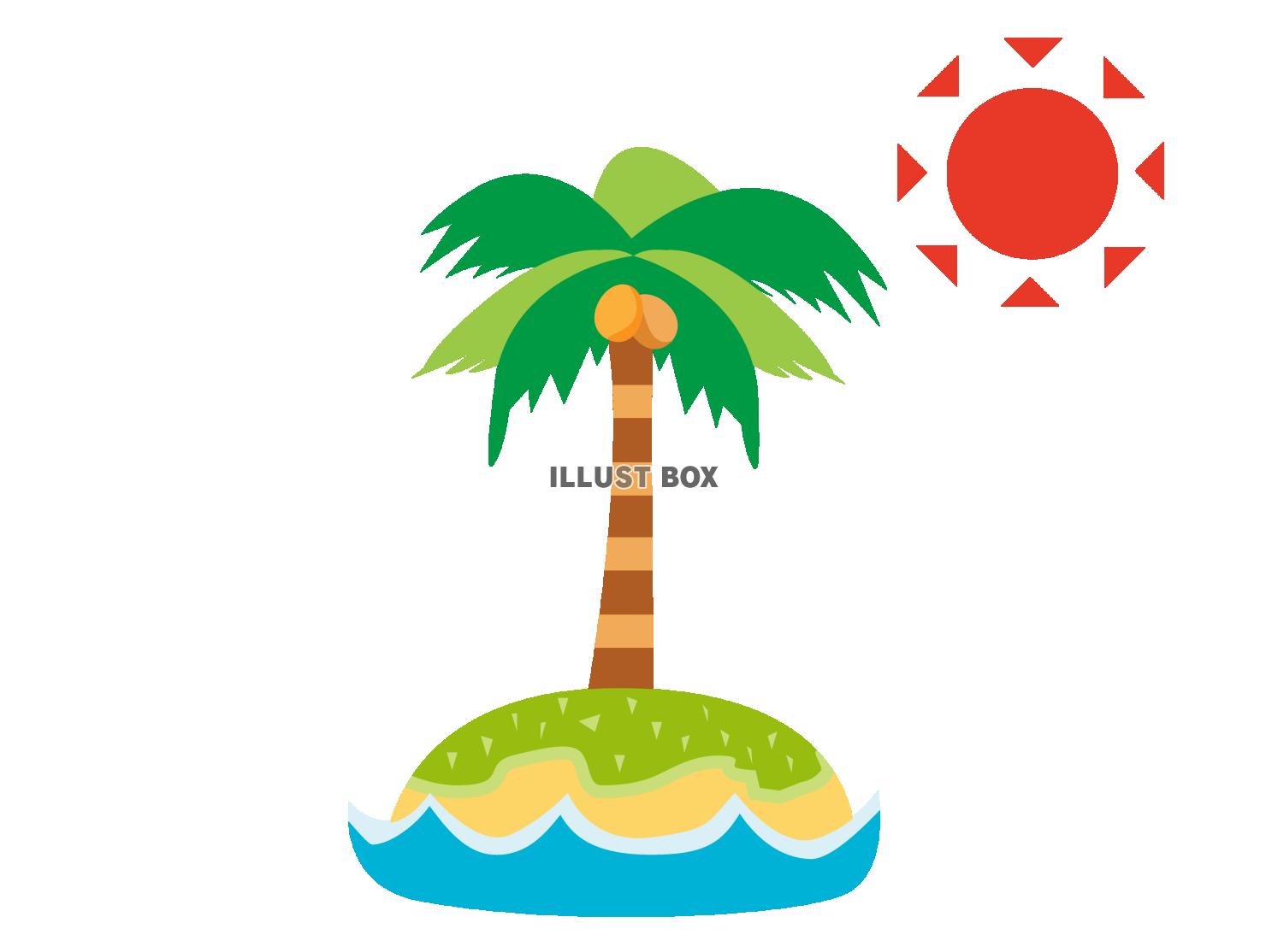 ヤシの木のイラスト