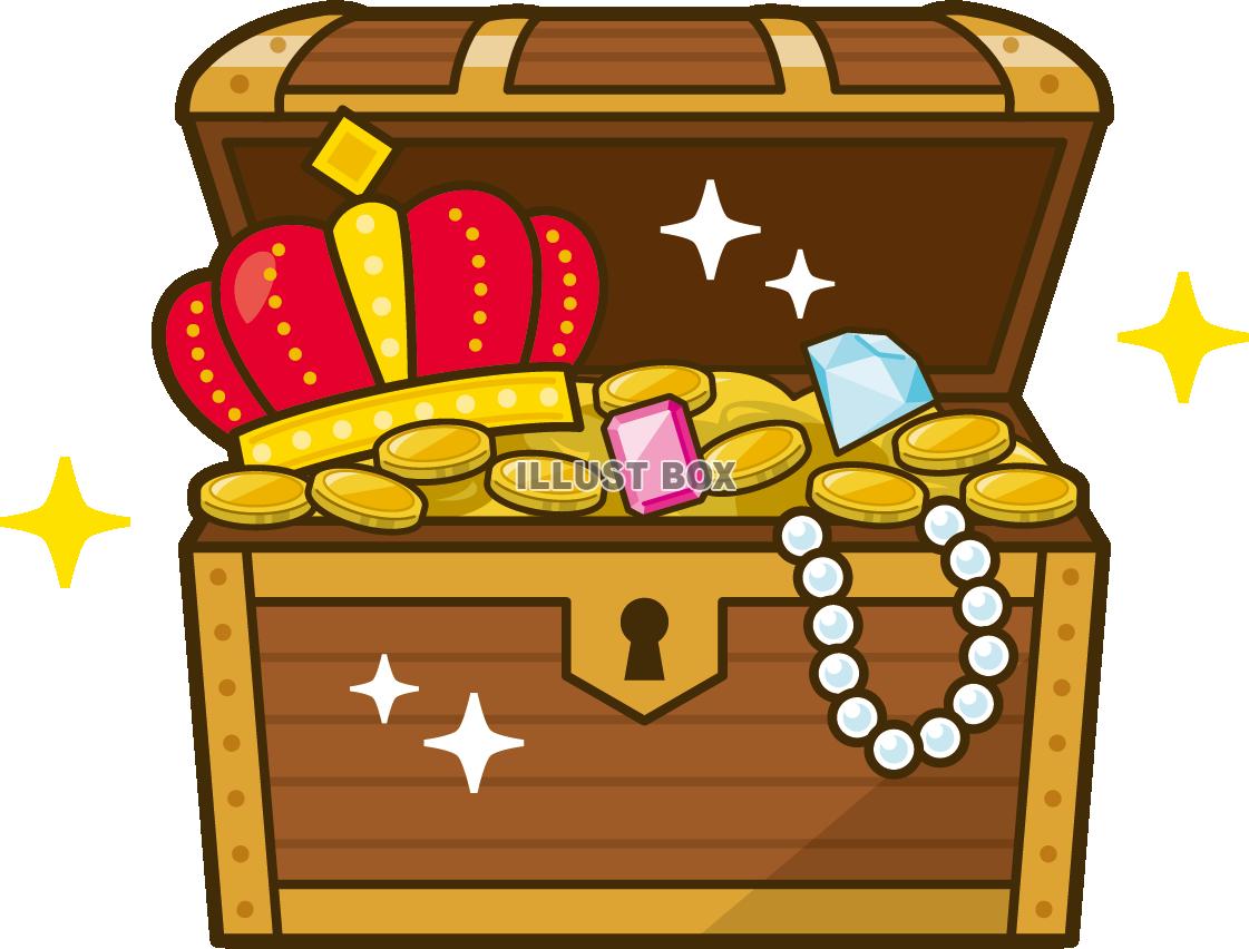 財宝の入った宝箱