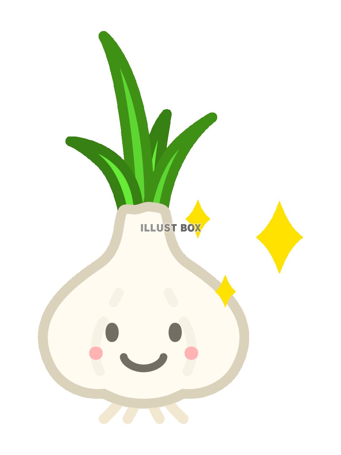 笑顔のニンニク
