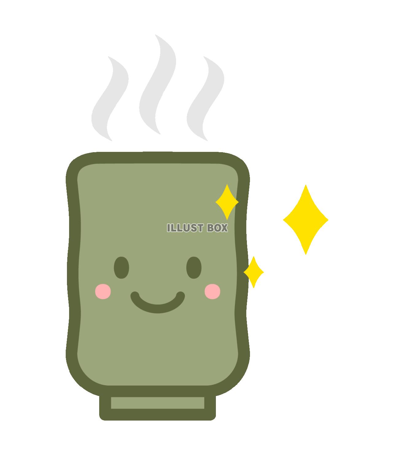 笑顔の湯呑み