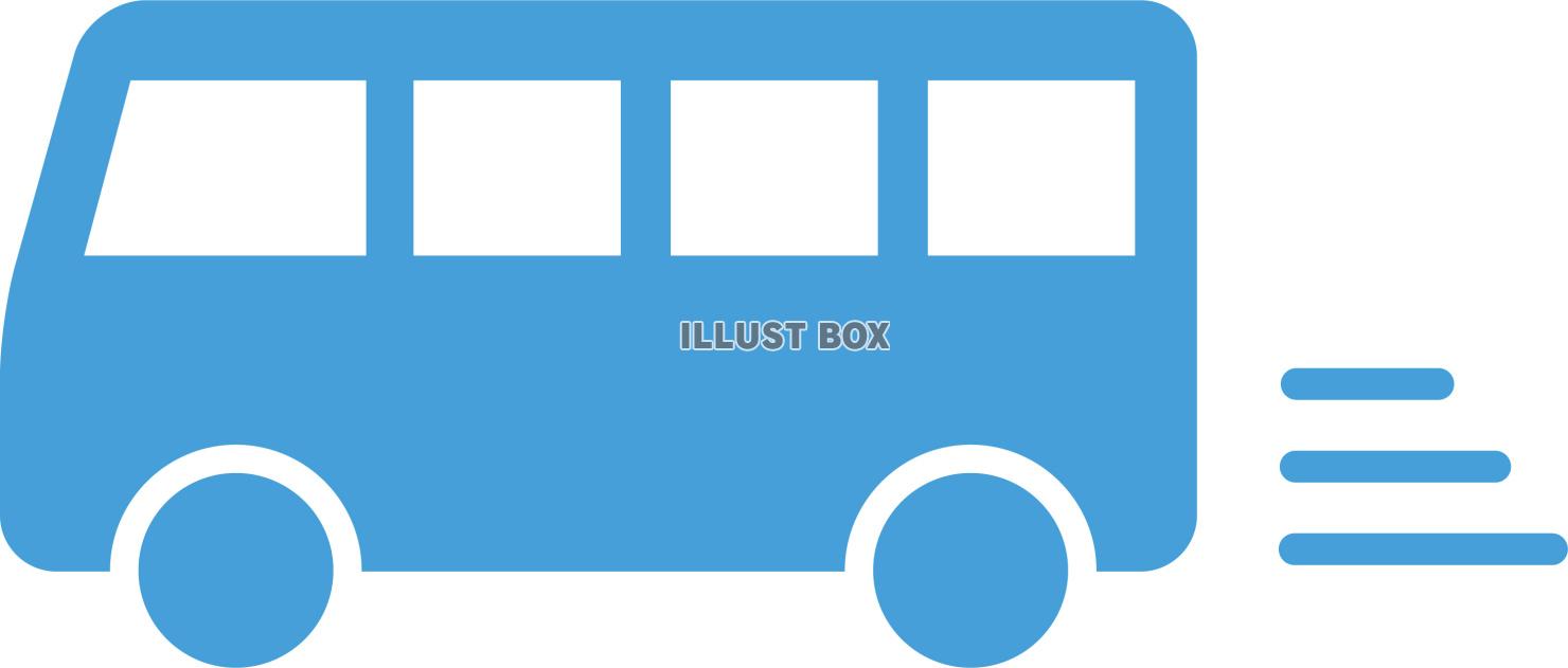バス（送迎バス）車イラスト