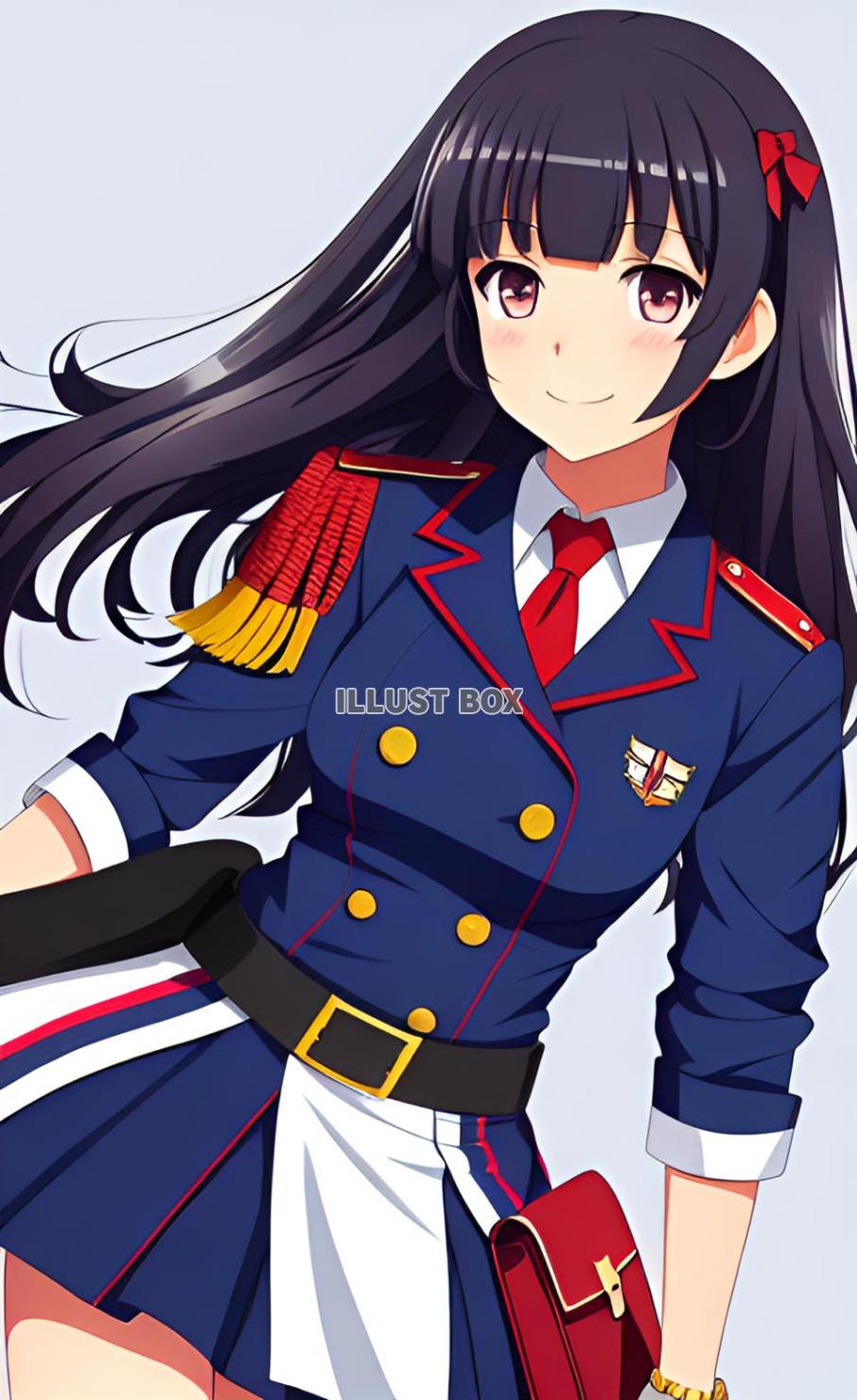 女子高生　イラスト
