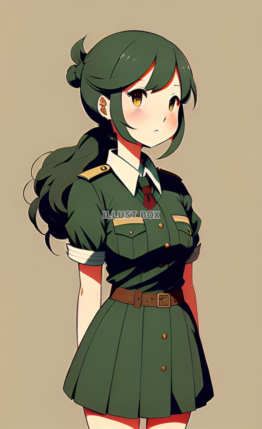 女子高生　イラスト