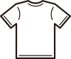 シンプルな白Tシャツ