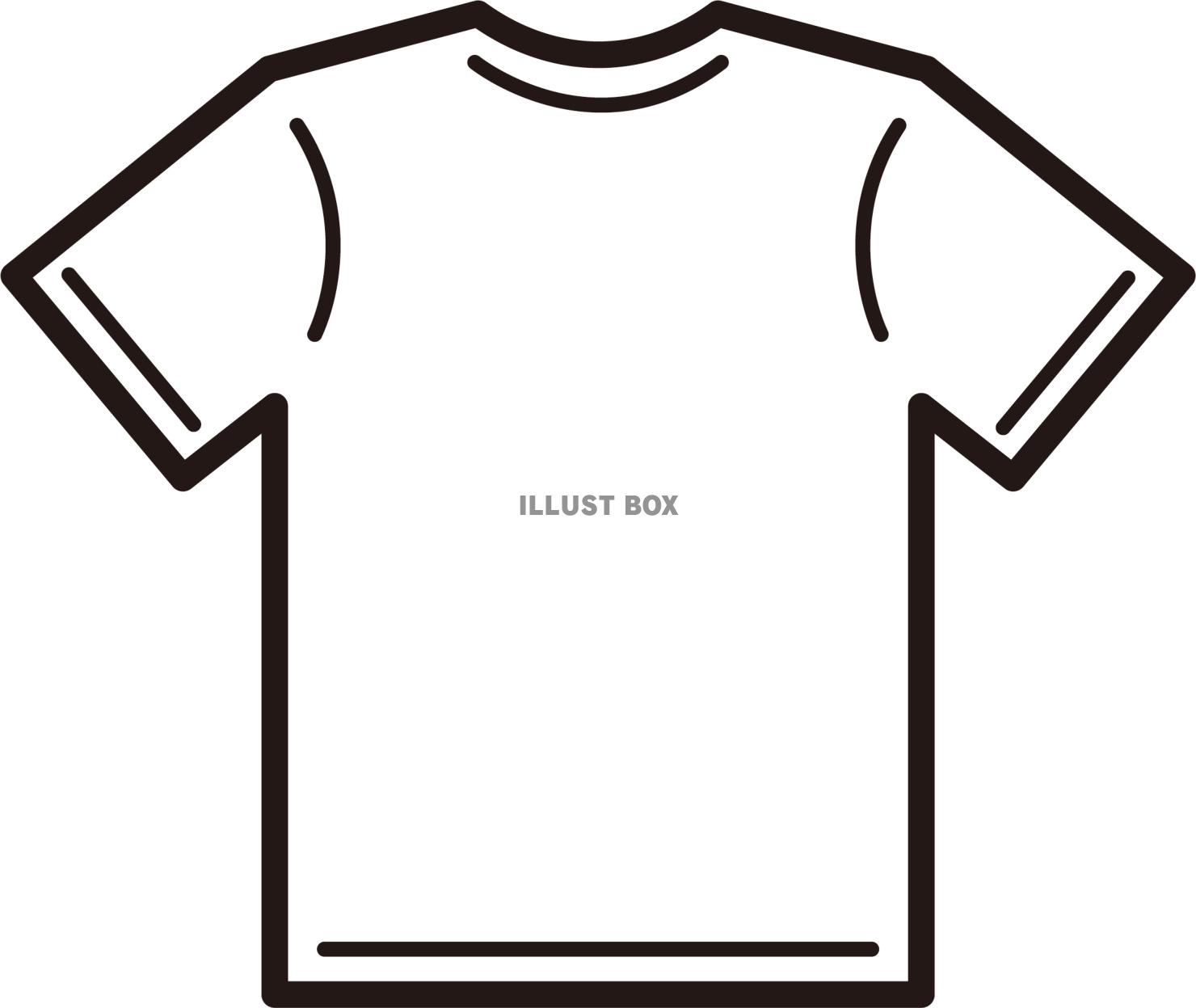 シンプルな白Tシャツ