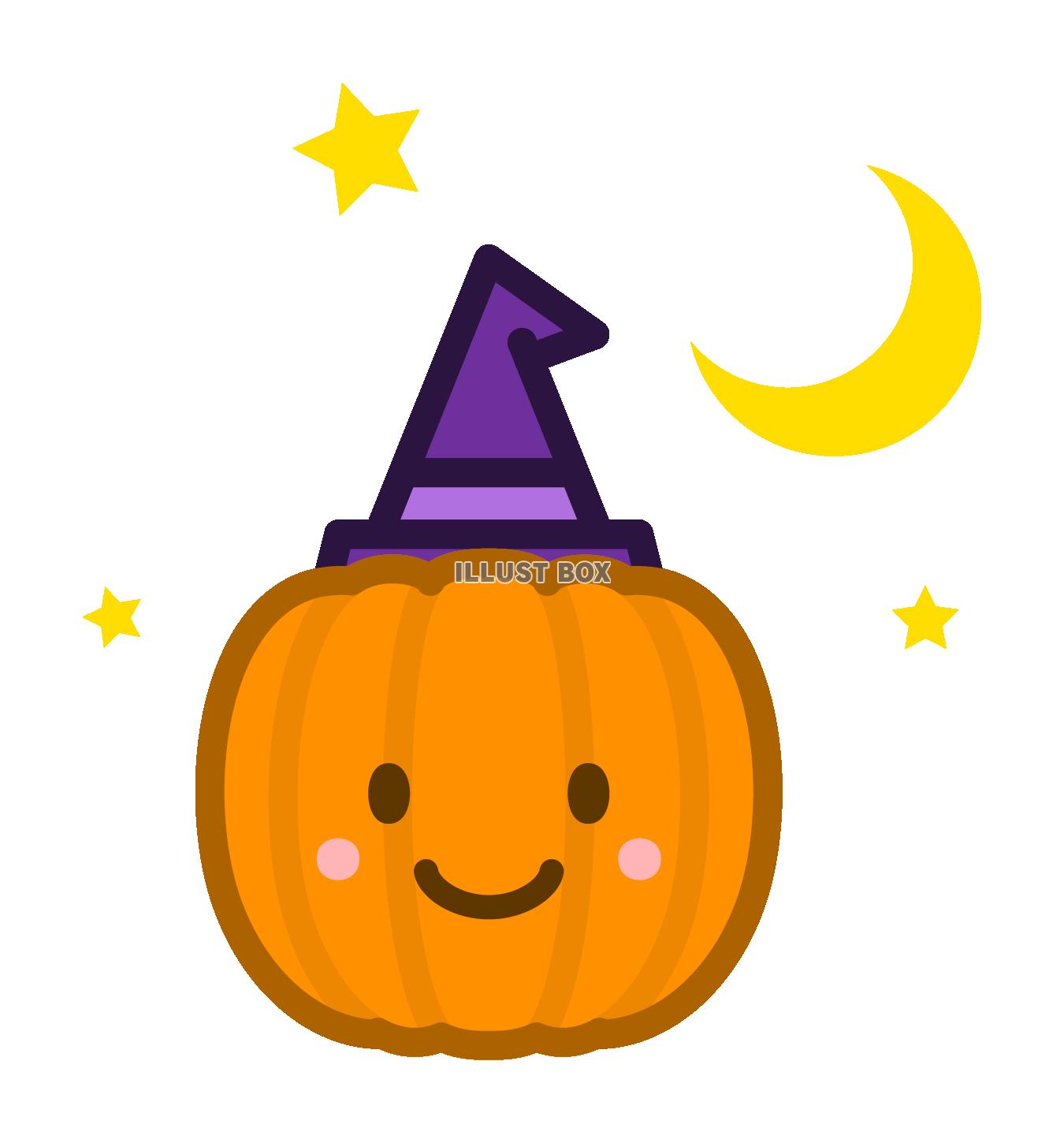 夜のハロウィンかぼちゃ
