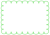 【クレヨンタッチ　螺旋フレーム】　緑色　透過png