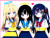 女子高生　イラスト